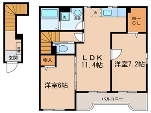 グレース小碓の物件間取画像